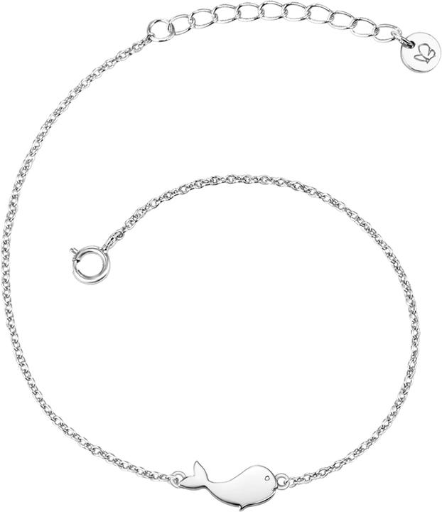 Produktbild Glanzstücke München Damen Wal Sterling Silber silber 17,0 cm Basislänge + 3,0 cm Verlängerung - 10178 (17 cm, Sterling Silber)
