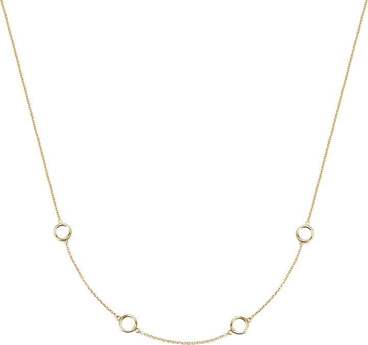 Glanzstücke München Damen Sterling Silber gelbgold 40,0 cm Basiskette + 5,0 cm Verlängerung - 10254 (Sterling Silber, 40 - 45 cm)