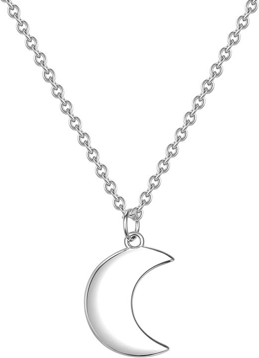 Actual product image Glanzstücke München Ladies moon sterling silver 40.0 cm base chain + 5.0 cm extension - 10244 (Sterling Silver, 40 - 45 cm)
