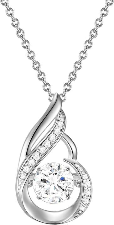 Immagine prodotto Rafaela Donata Catena da donna in argento Sterling Zirconia 42,0 cm + 7,0 cm di estensione - 11056 (Argento, 42 - 49 cm)