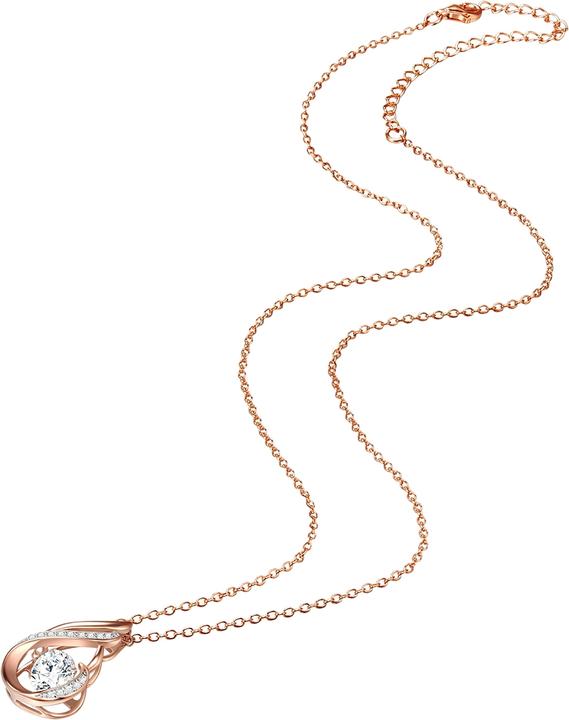 Image du produit Rafaela Donata Femme argent sterling zirconium or rose 42,0 cm chaîne de base + 7,0 cm extension - 11058 (Argent sterling plaqué or rose 18 carats, 42 - 49 cm)