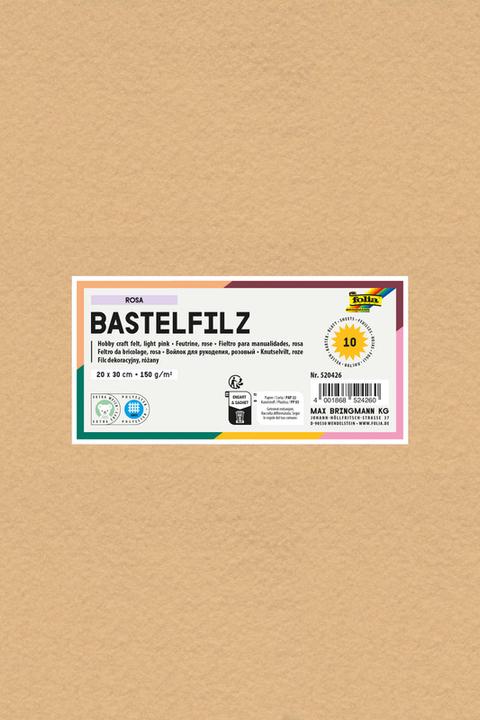 Produktbild Folia Bastelfilz, (B)200 x (H)300 mm, 150 g/qm, haut
