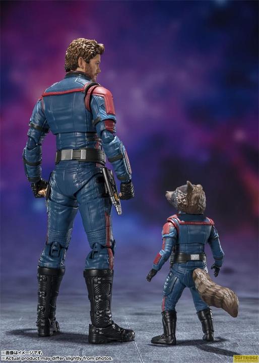 Image du produit Bandai GOTG 3 - Star-Lord & Rocket Raccoon - Figurine S.H. Figuarts 6-15cm