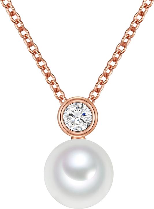 Actual product image Valero Pearls Silver necklace - 11332 (Sterling silver 100%, 42 - 49 cm)