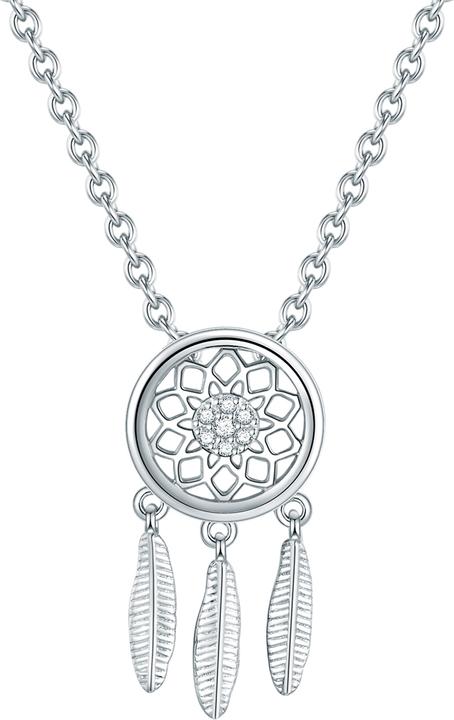 Image du produit Rafaela Donata Ladies Dreamcatcher Sterling Silver Zirconia silver 42.0 cm base chain + 7.0 cm extension - 11358 (Argent Sterling, 42 - 49 cm)