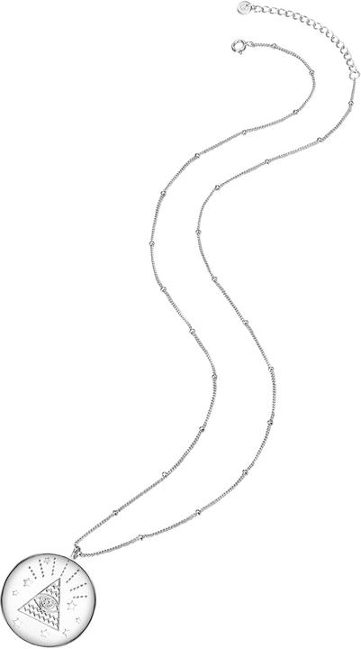 Actual product image Glanzstücke München Ladies All Seeing Eye Sterling Silver 50.0 cm base chain + 5.0 cm extension - 11538 (Sterling Silver, 50 - 55 cm)