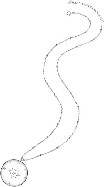 Immagine prodotto Glanzstücke München Bussola da donna in argento massiccio 50,0 cm di base + 5,0 cm di estensione - 11544 (Argento, 50 - 55 cm)