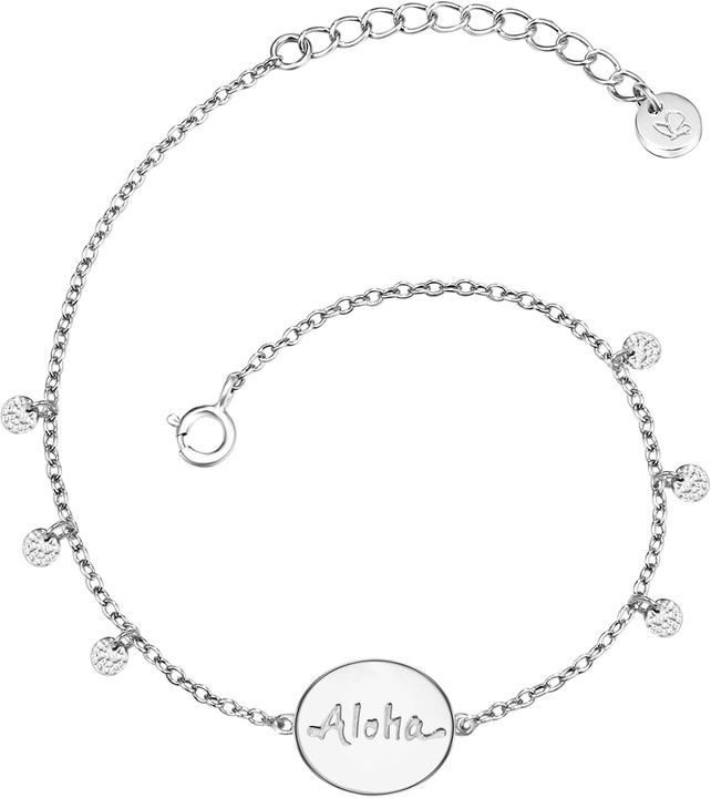 Image du produit Glanzstücke München Femme Aloha argent sterling argent 17,0 cm longueur de base + 3,0 cm d'extension - 11646 (17 cm, Argent Sterling)