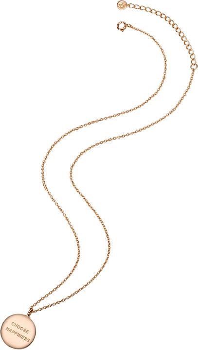 Immagine prodotto Glanzstücke München Donna Scegli la felicità catena argento rosa oro 40,0 cm di base + 5,0 cm di estensione - 11580 (Argento, 40 - 45 cm)