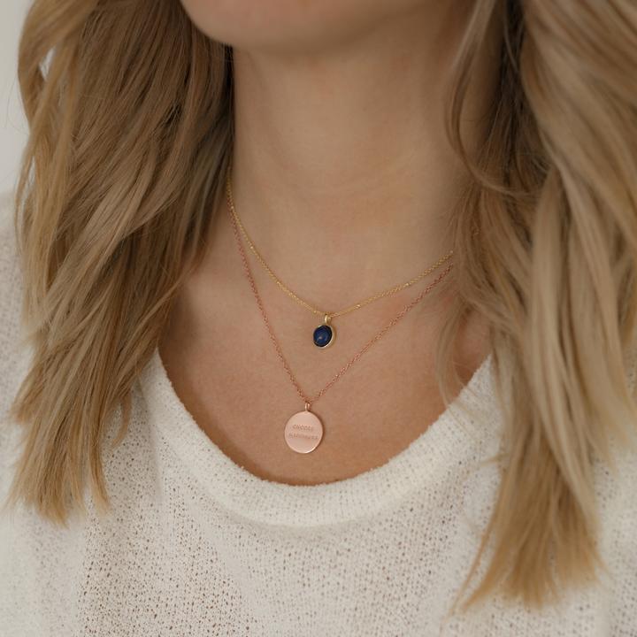 Immagine prodotto Glanzstücke München Donna Scegli la felicità catena argento rosa oro 40,0 cm di base + 5,0 cm di estensione - 11580 (Argento, 40 - 45 cm)