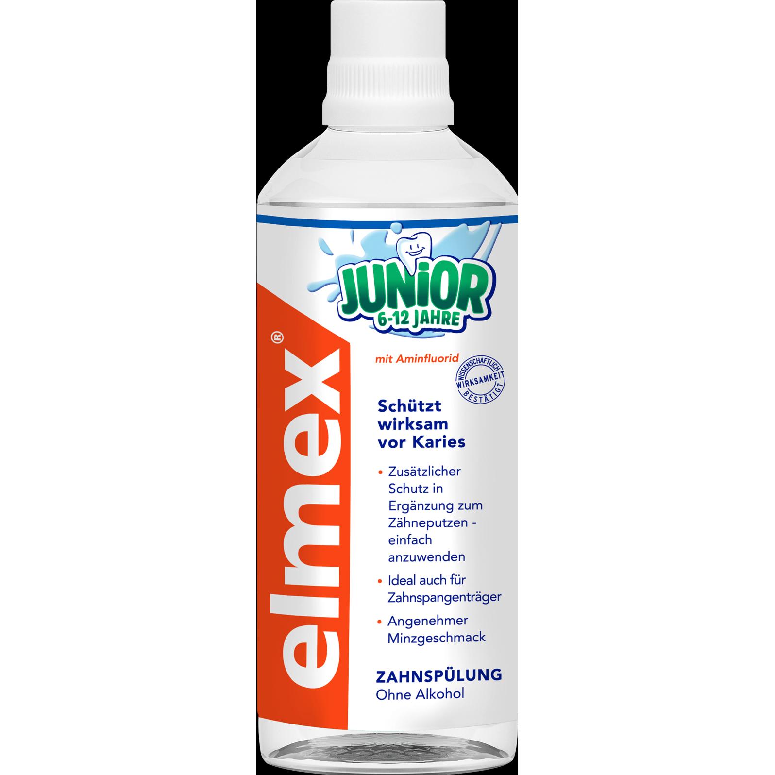Thumbnail - Elmex, Mundspülung, Junior Zahnspülung (400 ml, Mundspülung)