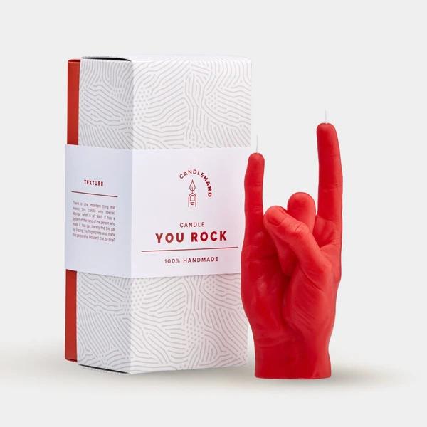 Produktbild Candle Hand You Rock (1 Stk.)
