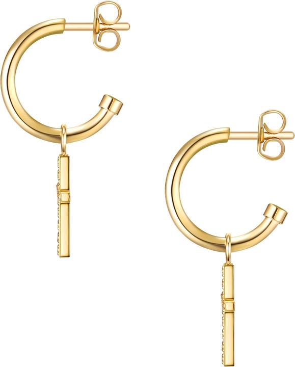 Image du produit Eastside Croix pour femme en acier inoxydable avec zirconium en or jaune - 15178 (Acier inoxydable)