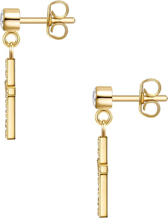 Image du produit Eastside Croix pour femme acier inoxydable zirconium or jaune - 15208 (Acier inoxydable)