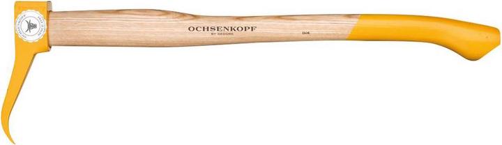 Actual product image Ochsenkopf hand axe, ergonomic shape, durable hickory handle, 600 mm, 1020 g
