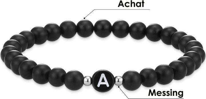 Produktbild Eastside Unisex Buchstaben Achat schwarz 19,0 cm - 11776 (19 cm, Achat)