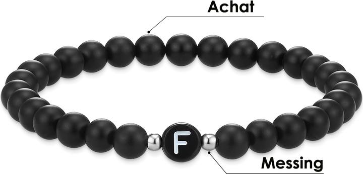 Produktbild Eastside Unisex Buchstaben Achat schwarz 19,0 cm - 11776 (19 cm, Achat)