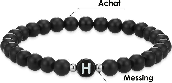 Actual product image Eastside Unisex letters agate black 19.0 cm - 11776 (19 cm, Agate)