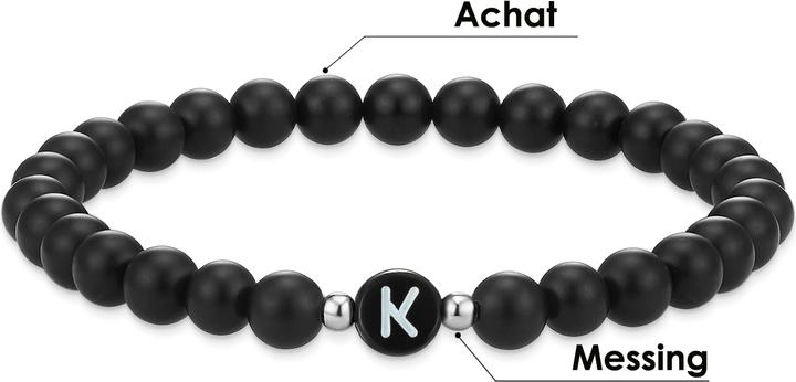 Actual product image Eastside Unisex letters agate black 19.0 cm - 11776 (19 cm, Agate)