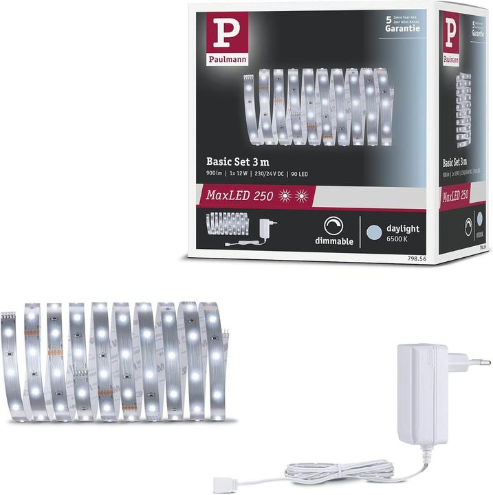 Actual product image Paulmann MaxLED 250 Stripe Set (Daylight, 300 cm, Indoor)