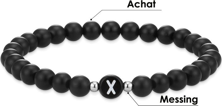 Produktbild Eastside Unisex Buchstaben Achat schwarz 19,0 cm - 11776 (19 cm, Achat)