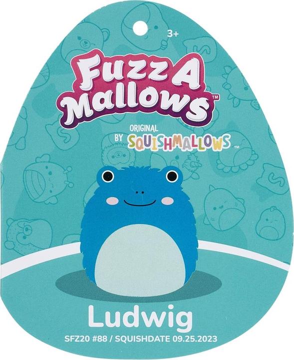 Immagine prodotto Squishmallows Fuzz A Mallows Ludwig Frog (50 cm)
