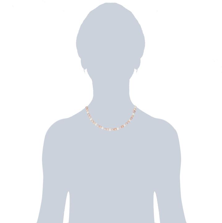 Immagine prodotto Valero Pearls Donna Argento Sterling Silver Perle d'acqua dolce coltivate - 2240 (Argento)