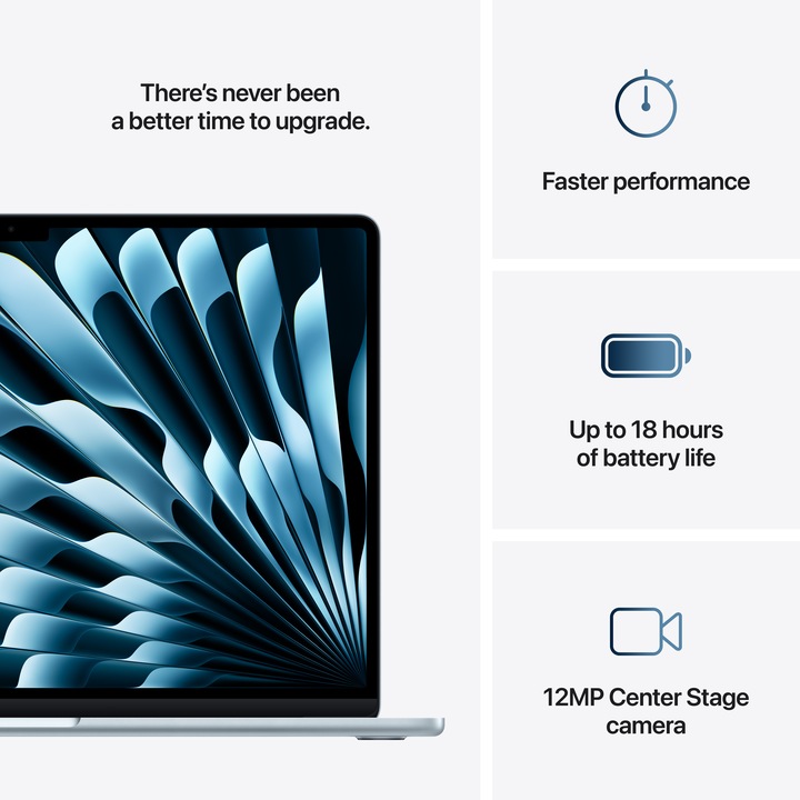 Image du produit Apple MacBook Air – 2025 (15.30", M4, 24 Go, 2000 Go, DE)