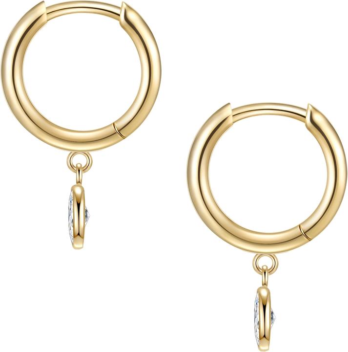 Immagine prodotto Glanzstücke München Donna Argento Cubico Zirconia Oro Giallo - 24014 (Argento)
