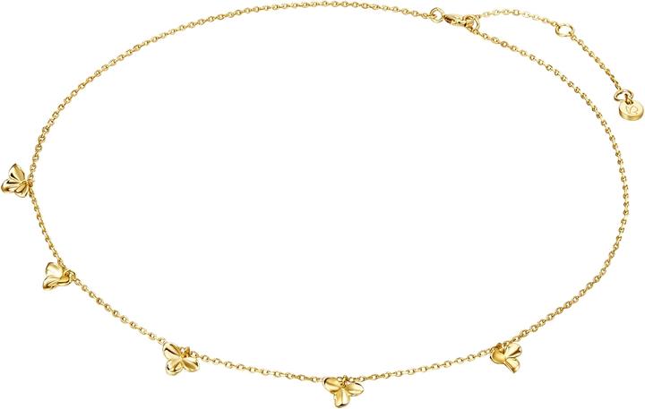 Immagine prodotto Glanzstücke München Catena da donna a fiore in argento giallo e oro 35,0 cm di base + 5,0 cm di estensione - 24010 (Argento, 35 - 40 cm)