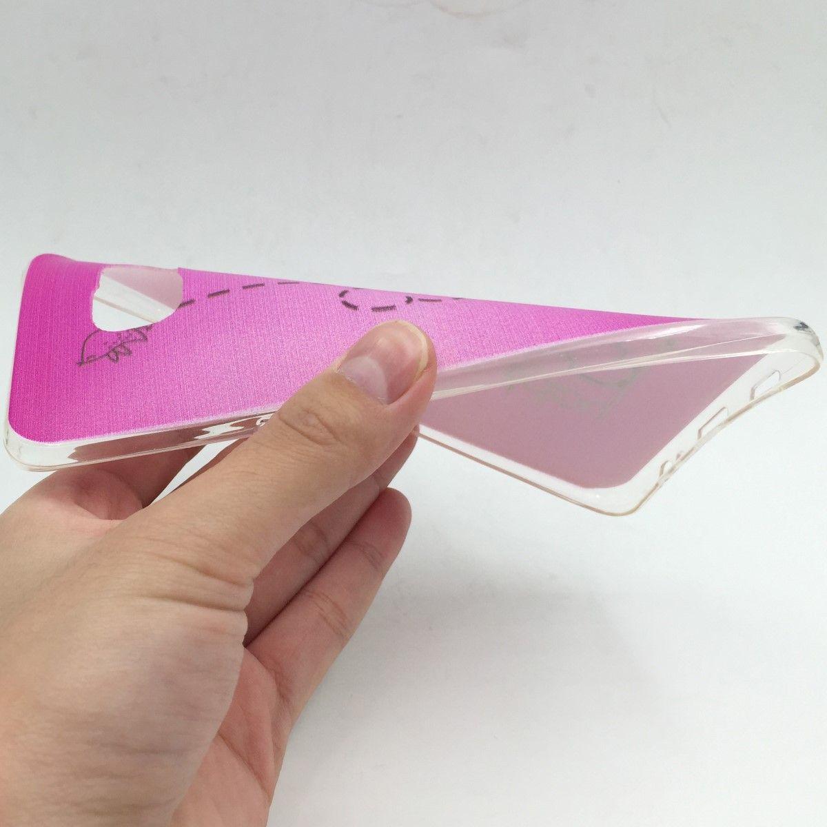 Thumbnail - König Design Schutz Handy Hülle für Samsung Galaxy S6 Edge Plus Case Cover Bumper Etuis Pink (Samsung Galaxy S6 Edge), S...