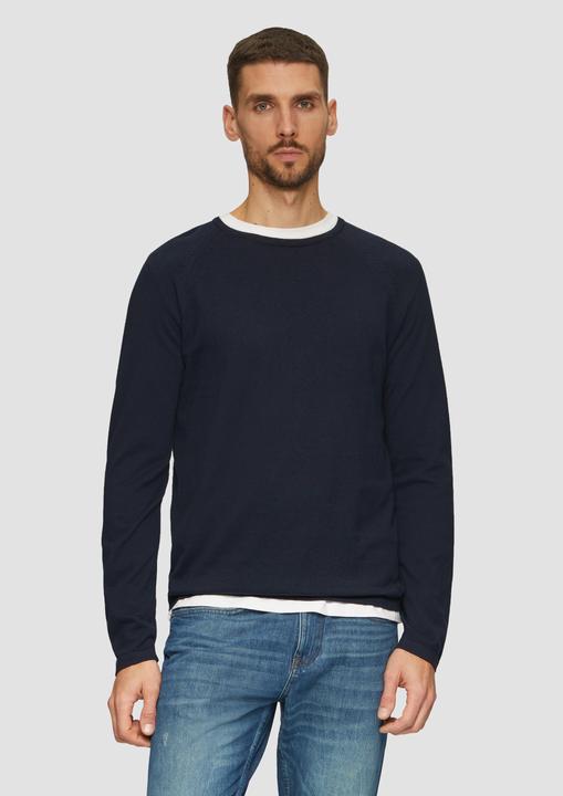 Produktbild s.Oliver Strickpullover Feinstrickpullover mit Raglanärmeln (XL)