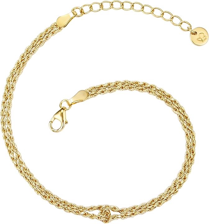 Image du produit Glanzstücke München Femmes argent sterling or jaune 17,0 cm longueur de base + 3,0 cm extension - 23772 (17 cm, Argent Sterling)