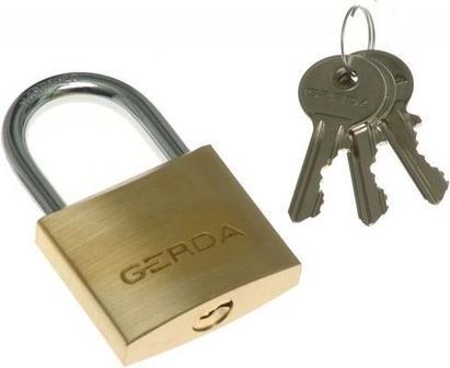 Gerda SPARTA KD-WA-106 S 60 Brass padlock