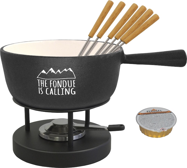 Immagine prodotto Heidi Cheese Line Set per fonduta di formaggio "La fonduta chiama". (Fondue di formaggio)