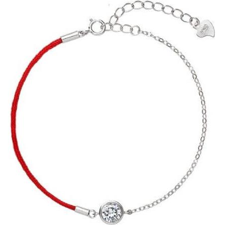 Evolution Group Argento Bracciale, Bracciale In Con Zircone 13004.3 (L)