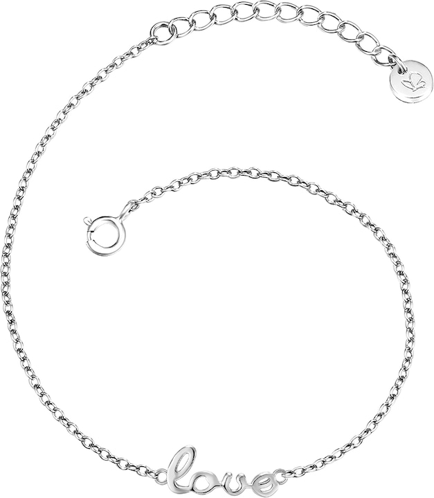 Produktbild Glanzstücke München Damen love Sterling Silber silber 17,0 cm Basislänge + 3,0 cm Verlängerung - 15464 (17 cm, Sterling Silber)