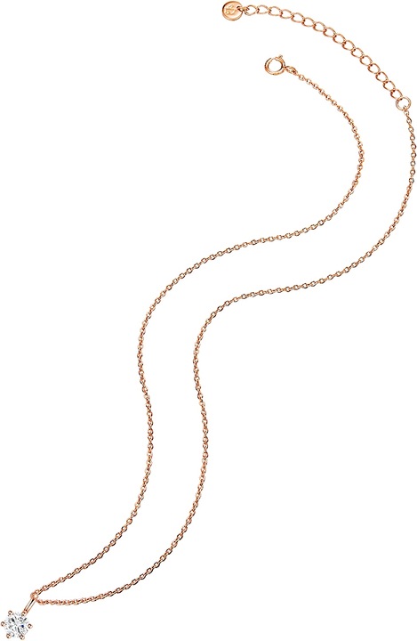 Produktbild Glanzstücke München Damen Sterling Silber Zirkonia roségold 40,0 cm Basiskette + 5,0 cm Verlängerung - 15594 (Sterling Silber, 40 - 45 cm)