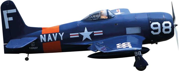 Produktbild Seagull Models SG-Models ) Grumman F8F-2 Bearcat "NAVY" ARF 71" Warbird mit Einzieh (Warbird)