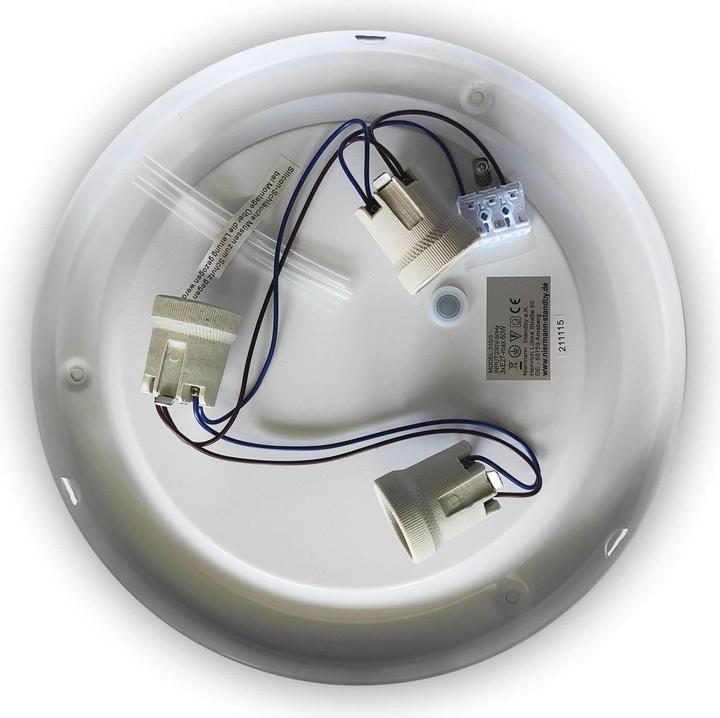 Actual product image Niermann Stand By Niermann 3x E27 ceiling light opal matt glass, antique brass, 50cm, Made in Germany (E27)