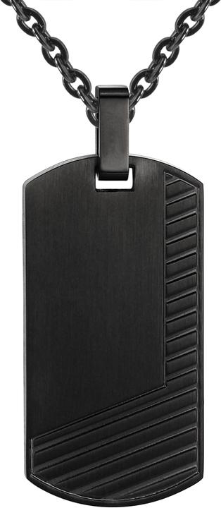 Produktbild True Rebels Herren Edelstahl schwarz 50,0 cm - 50 (Edelstahl, 50 cm)