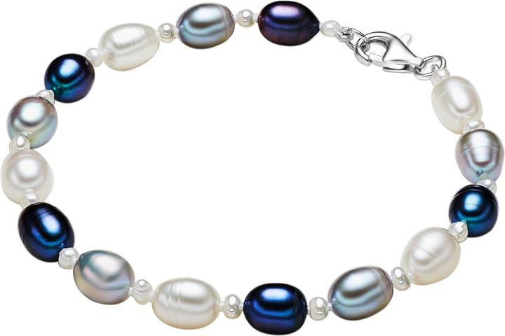 Immagine prodotto Valero Pearls Perla d'acqua dolce in argento da donna 19,0 cm - 2958 (19 cm, Argento)