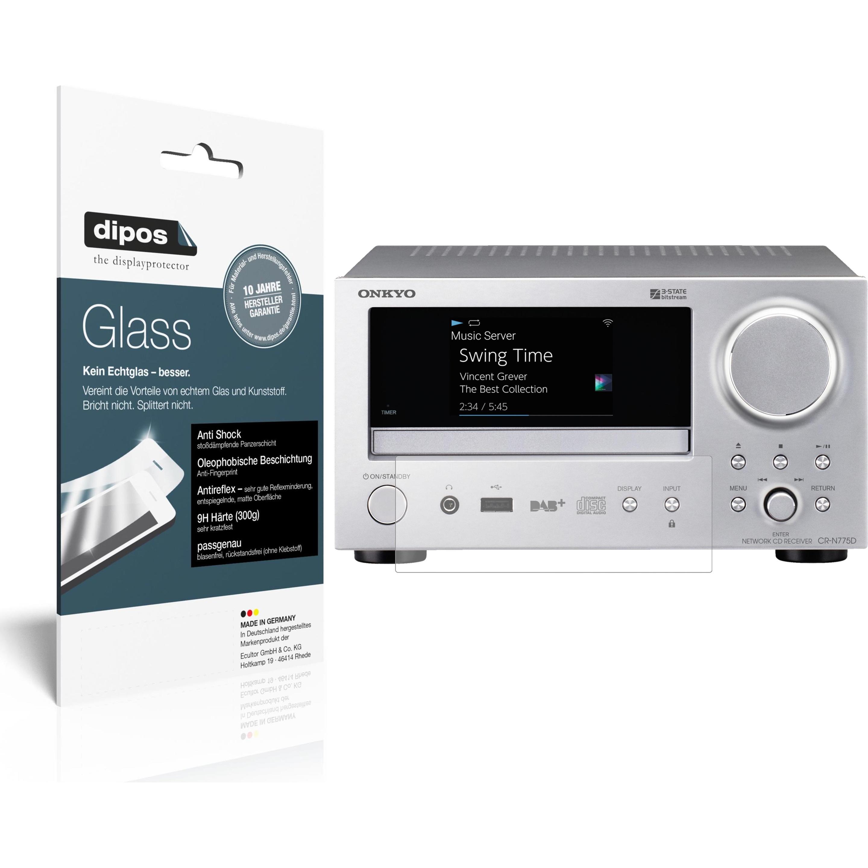 Dipos Displayschutz Anti-Shock (Audiogerät Bildschirm-Schutzfolie), Audio Zubehör, Transparent