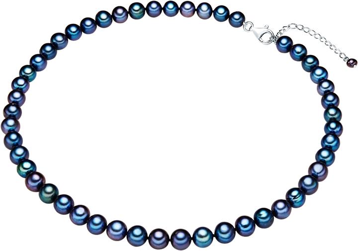 Immagine prodotto Valero Pearls Catena da donna in argento con perle d'acqua dolce 43,0 cm di base + 5,0 cm di estensione - 3336 (Argento, 43 - 48 cm)