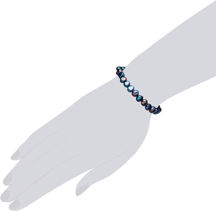 Immagine prodotto Valero Pearls Perla d'acqua dolce in argento da donna 19,0 cm - 3694 (Argento)