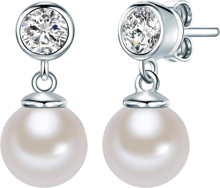 Actual product image Rafaela Donata Ladies Sterling Silver Cubic Zirconia Shell Core Pearl Silver - 3566 (Sterling Silver)