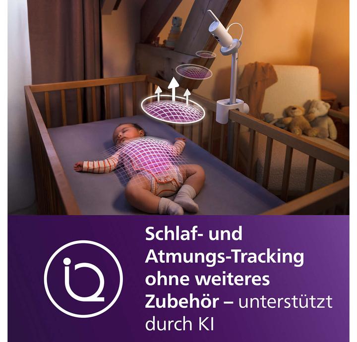 Produktbild Philips Avent Premium Video Connected (Babyphone mit Kamera, 400 m)