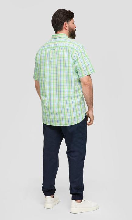 Produktbild s.Oliver Hemd Kurzarmhemd aus Lyocellmix (3XL)
