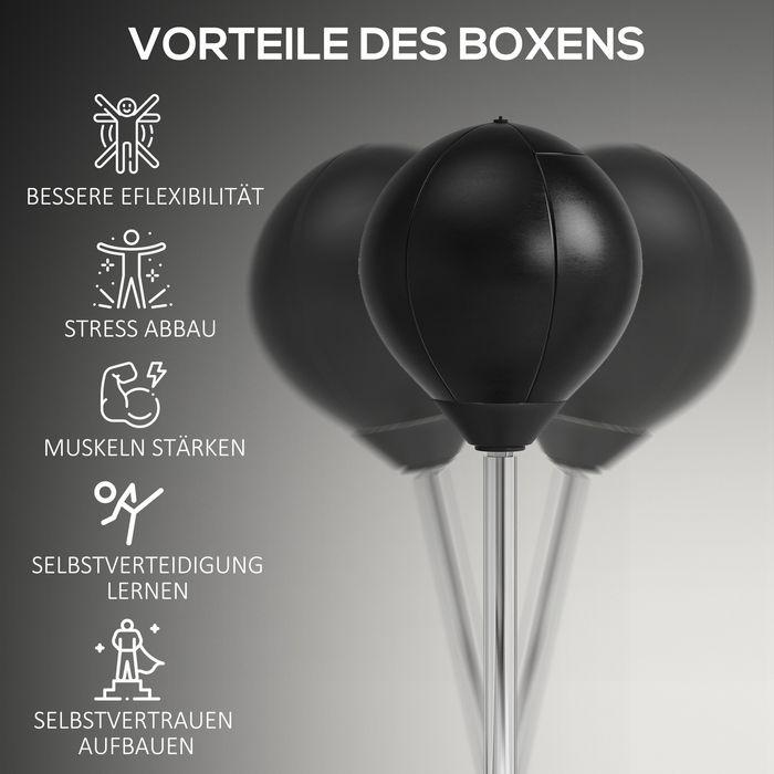 Produktbild Swisshandel24 Punchingball Set, Standbox Training Set, 125/131/138/145cm (3 kg)