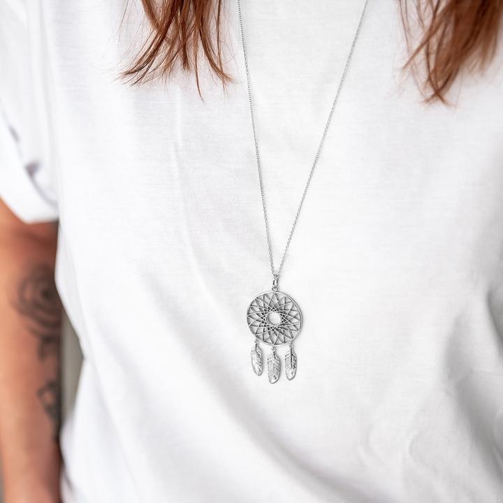 Image du produit Glanzstücke München Plume femme argent sterling 70,0 cm - 8242 (Argent Sterling, 70 cm)